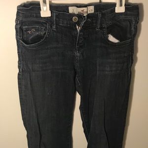 Hollister dark blue jeans